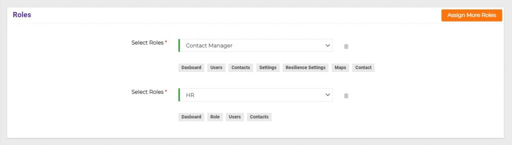 role: Contact manager