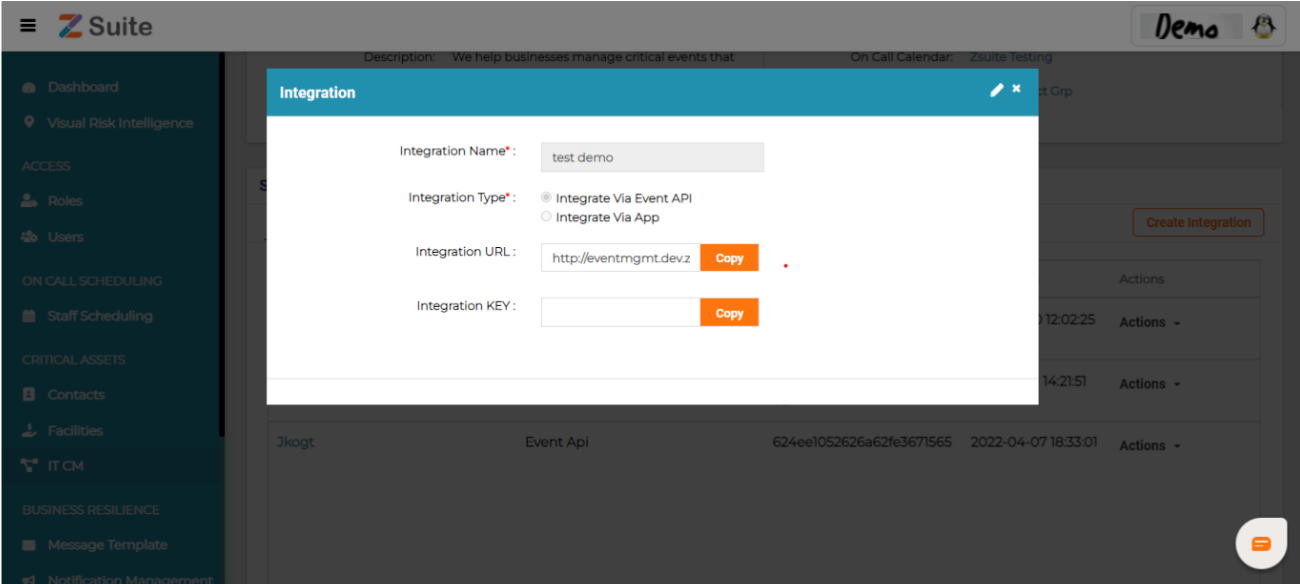Webhook url  It CM-> Services->integrations->Copy this integration url and add on alert webhook